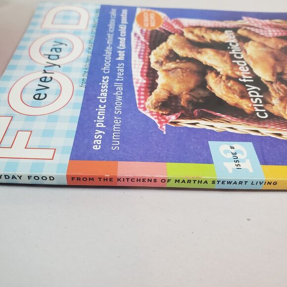 Martha Stewart EVERYDAY FOOD Magazine June 2004 Issue #13 Crispy Fried Chicken - Picture 12 of 12